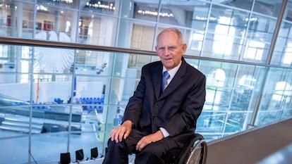 Wolfgang Schäuble, en el Reichstag, Berlín, el 23 de julio de 2021.