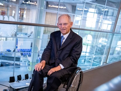 Wolfgang Schäuble, en el Reichstag, Berlín, el 23 de julio de 2021.