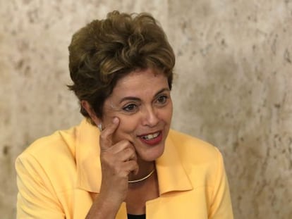 Rousseff, nesta quarta-feira, no Planalto.