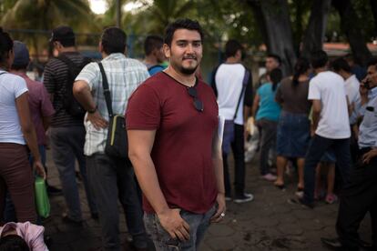 Víctor Marín, en Managua.