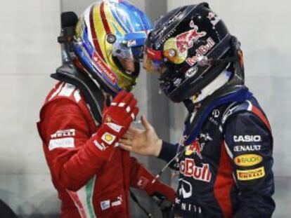 Alonso y Vettel, en Singapur.
