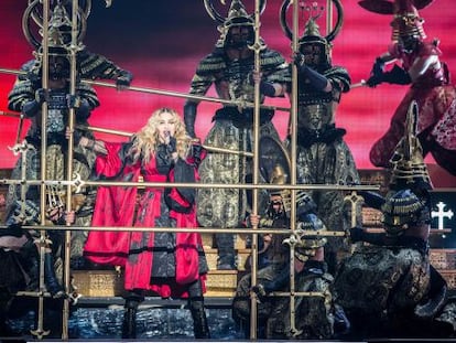 Madonna en el seu concert a Milà.