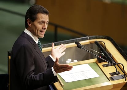Enrique Peña Nieto, en septiembre de este año.
