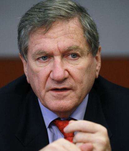 Richard Holbrooke, representante para Pakistán y Afganistán, en Nueva York