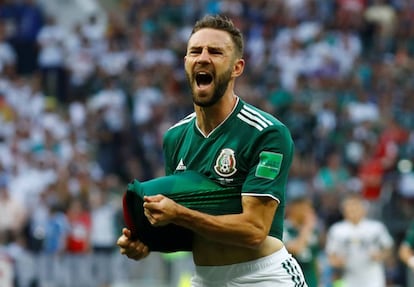 Layún, en el partido ante Alemania. 