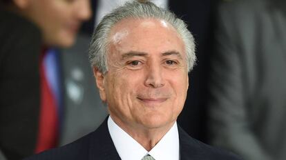 Michel Temer, presidente interino.