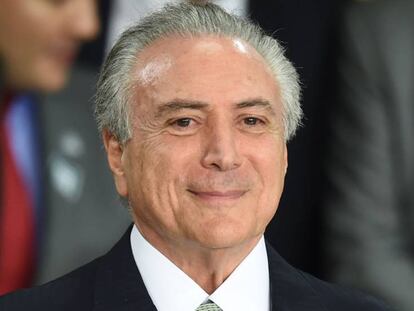 Michel Temer, presidente interino.