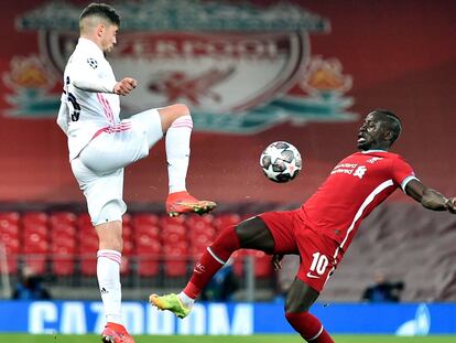 Liverpool - Real Madrid, el partido de vuelta de los cuartos de final de la Champions League, en imágenes