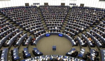 El pleno de la Eurocámara en Estrasburgo (Francia).