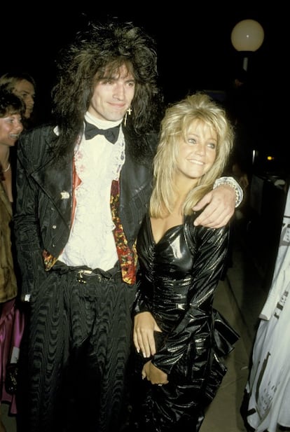 Tommy Lee y Heather Locklear, en 2003.