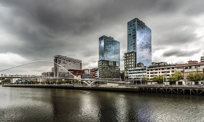 Edificios de oficinas en Bilbao.