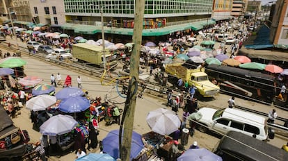 El barrio keniano de Eastleigh, en Nairobi, alberga cada vez más refugiados de Eritrea, Etiopía y Yemen.