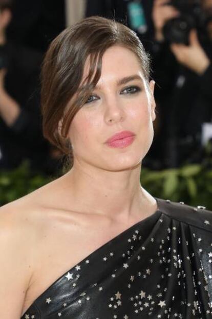 Carlota Casiraghi el 7 de mayo de 2018 en la Gala del Museo Metropolitano de Nueva York.