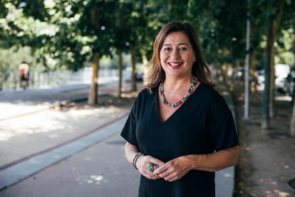 Francina Armengol, ex presidenta del Gobierno de las Islas Baleares, el 7 de julio tras un acto del PSOE en Madrid.