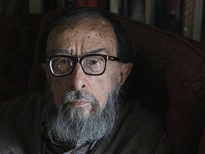 Juan Eduardo Zúñiga, fotografiado ayer en su casa en Madrid.
