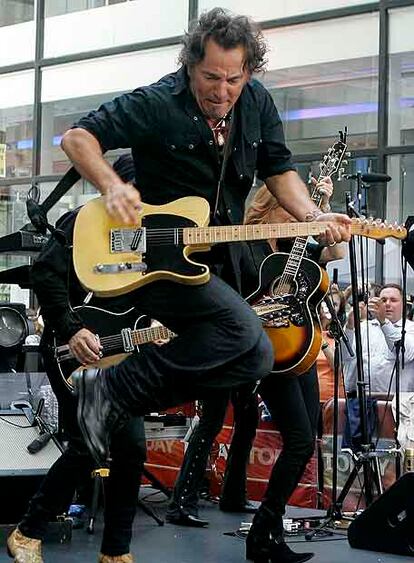 Bruce Springsteen acta en un programa de la NBC el pasado 28 de septiembre.