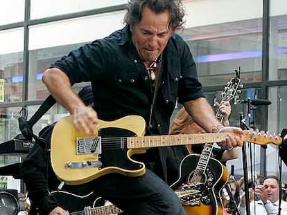 Bruce Springsteen actúa en un programa de la NBC el pasado 28 de septiembre.