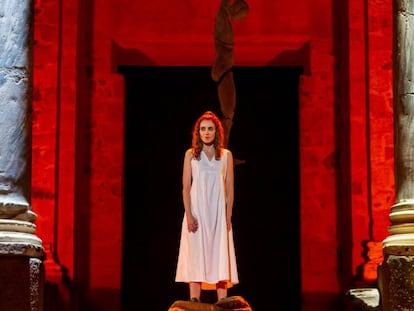 Irene Arcos en 'Antígona', dirigida por David Gaitán.