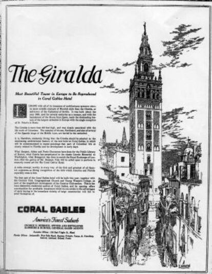 Anuncio de 1924 que apareció en el diario 'The Miami Herald' anunciando la construcción del Biltmore Hotel.