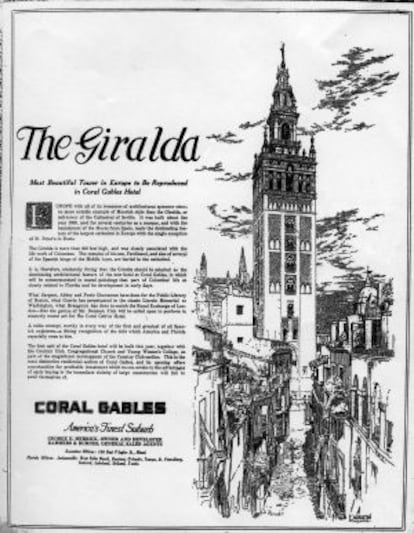 Anuncio de 1924 que apareció en el diario 'The Miami Herald' anunciando la construcción del Biltmore Hotel.