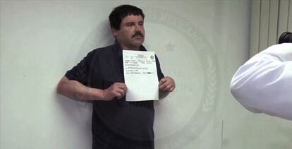 El Chapo Guzmán, tras su última captura.