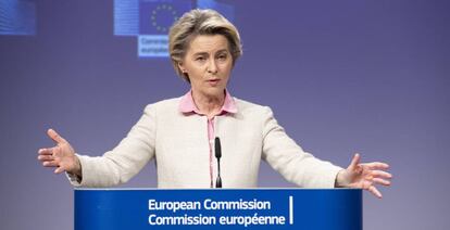 La presidenta de la Comisión Europea Ursula von der Leyen.