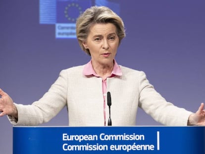 La presidenta de la Comisión Europea Ursula von der Leyen.