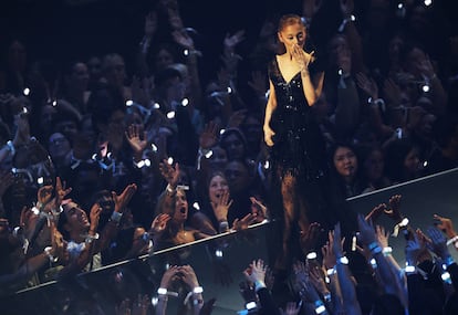 Ariana Grande, el 7 de septiembre, durante la gala de los MTV Video Music Awards en Nueva York.