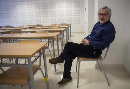 Luis Castells Arteche, catedrático de Historia de la Universidad del País Vasco, esta semana en San Sebastián. 