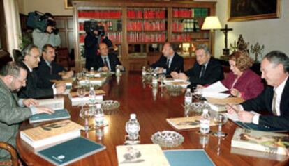 Rectores andaluces, reunidos ayer en Granada.