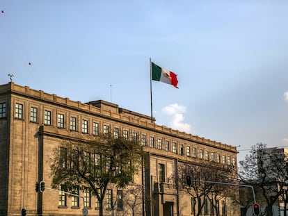El edificio sede de la Suprema Corte, en Ciudad de México.
