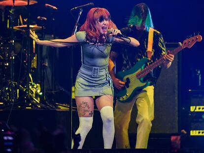 Hayley Williams, en un concierto de Paramore el día 9 en Phoenix, Arizona.