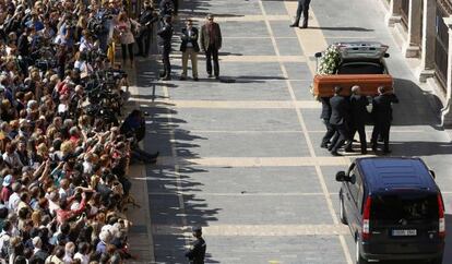 Funeral de Isabel Carrasco .