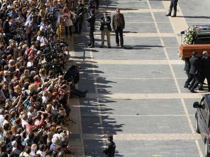 Funeral de Isabel Carrasco .