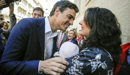 Pedro Sánchez, este jueves en Ourense