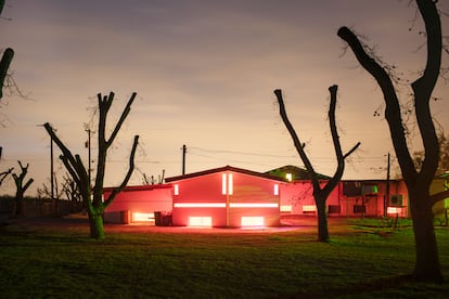 Exterior de Sonic Ranch, en Texas (EE UU).