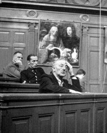 Van Meegeren, durant el judici del 1947.