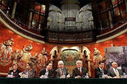 Conmemoración de los 100 años de vida del hospital Clínico en el Palau de la Música de Barcelona.