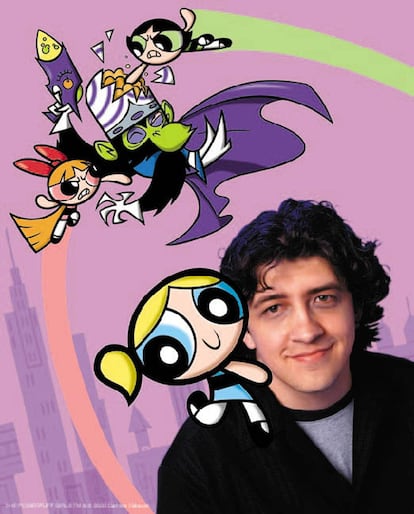 
Las Supernenas junto a su creador, Craig McCracken.