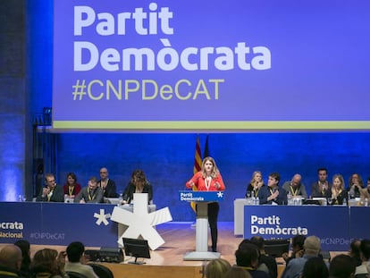 Marta Pascal al Consell Nacional del PDeCAT.