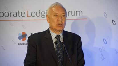 José Manuel García Margallo durante la ponencia.