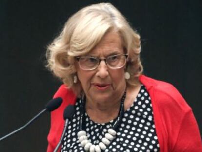 La exalcaldesa, que renunciará a su acta como concejal este lunes, hace un alegato en defensa del feminismo en su adiós a Cibeles