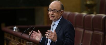 El ministro de Hacienda, Cristóbal Montoro.