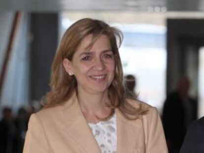 La infanta Cristina, hija menor de los Reyes.