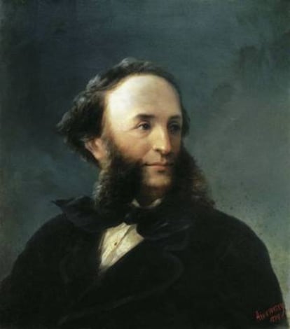 Autorretrato de Iván Aivazovski, 1879.