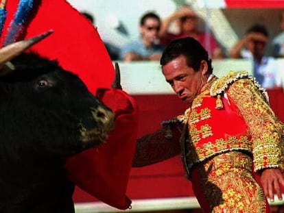 El torero Jos&eacute; Mari Manzanares, en Beziers (Francia) en agosto de 1995.