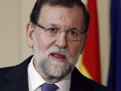 El presidente del Gobierno, Mariano Rajoy