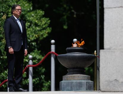 Gustavo Petro en Madrid (España) el 3 de mayo de 2023.