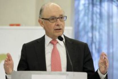 El ministro de Hacienda y Administraciones P&uacute;blicas, Crist&oacute;bal Montoro. EFE/Archivo