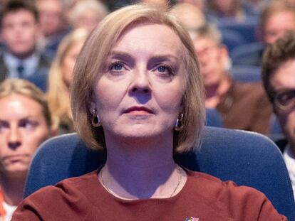 La primera ministra británica, Liz Truss.